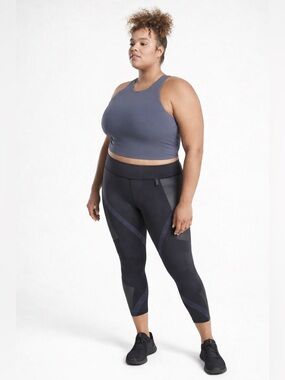 NWOT Athleta Allyson Felix Legend 7/8 Leggings Black Size 2X High Rise